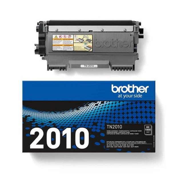 Brother toner, 1.000 pagina's, OEM TN-2010, zwart