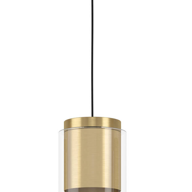 EGLO Lagunitas Hanglamp - E27 - 91 cm - Zwart/Geelkoper/Goud