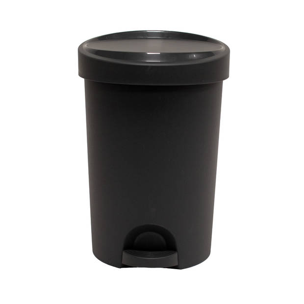 Power Tower Stepy bin pedaalemmer 15 ltr voor zak 20 ltr antraciet