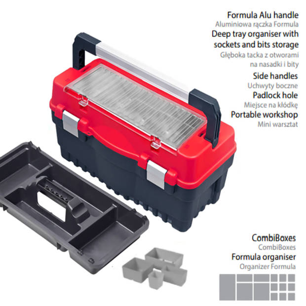 Patrol gereedschapskoffer Formula Carbo 600 RS Alu