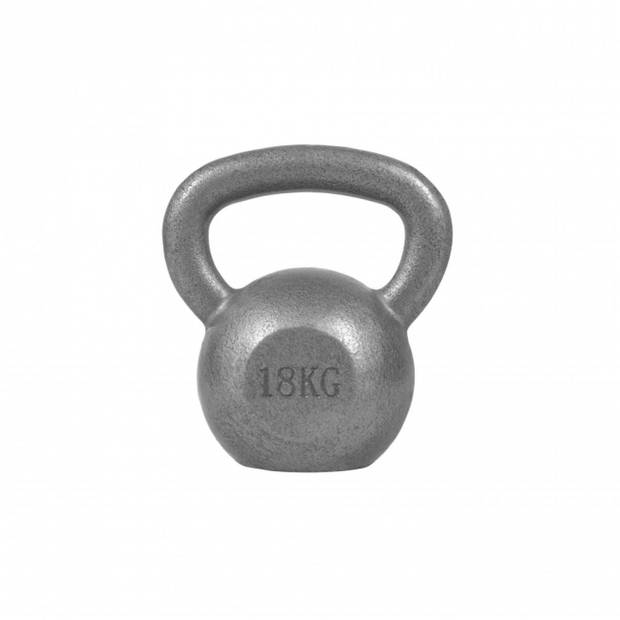 Gorilla Sports Kettlebell - Gewicht - Kettle Bell - Gietijzer - 18 kg