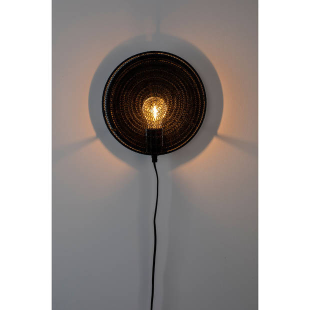 Housecraft Lea Wandlamp Zwart