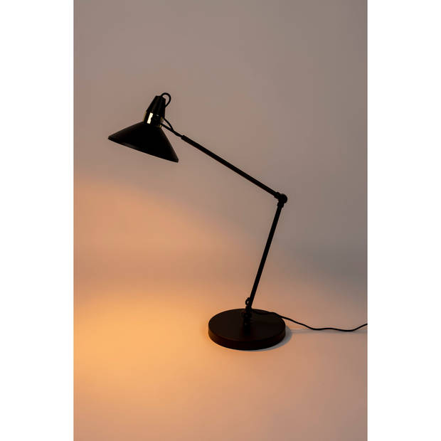 Housecraft Jona Tafellamp/ Bureaulamp Zwart