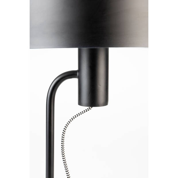 Housecraft Landon Vloerlamp/ Staande Leeslamp Zwart