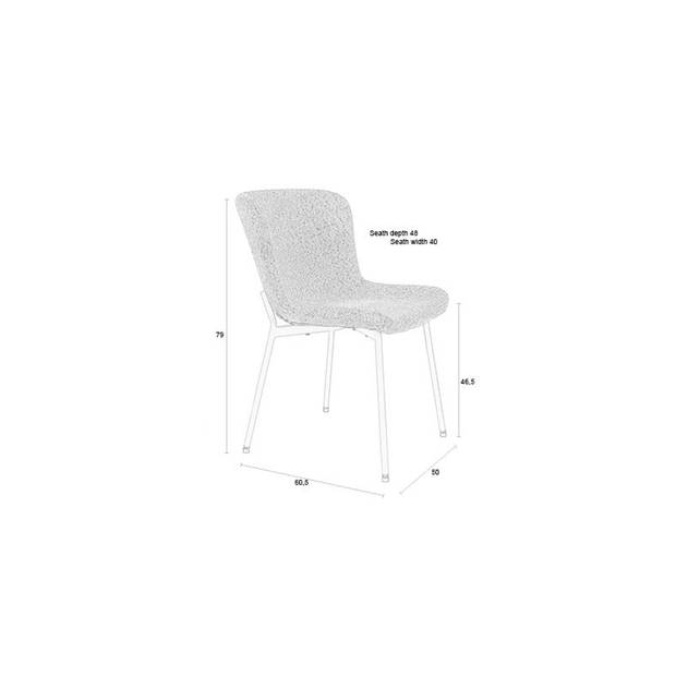 Housecraft Marion Eetkamerstoelen Off -White - Set van 2