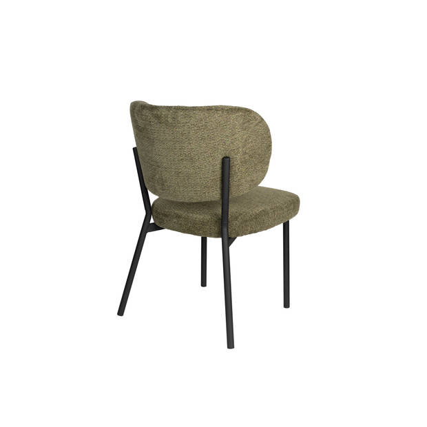 Housecraft Sanne Eetkamerstoelen Groen Grijs - Set van 2