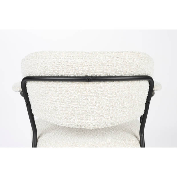 Housecraft Jolien Eetkamerstoelen leuning Bouclé - Set van 2