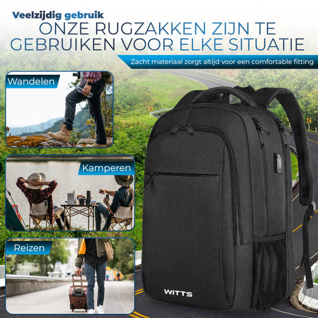 WITTS Rugzak Comfortabel en Waterdicht