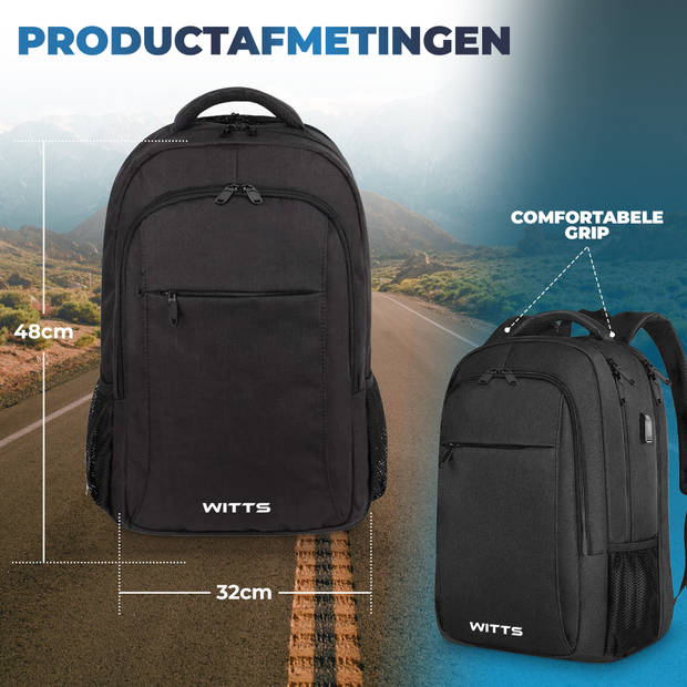 WITTS Rugzak Comfortabel en Waterdicht