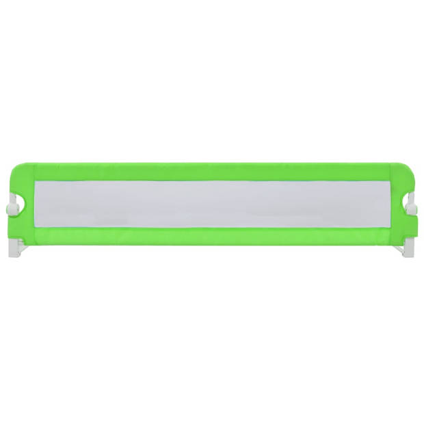 vidaXL Bedhekje peuter 180x42 cm polyester groen