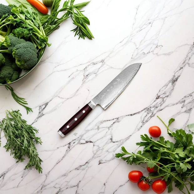 Yaxell Super Gou Santoku mes 16,5cm