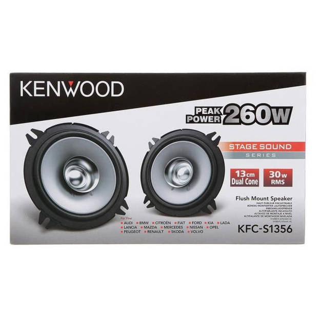 KENWOOD Luidsprekers 13 cm - KFC-S1356