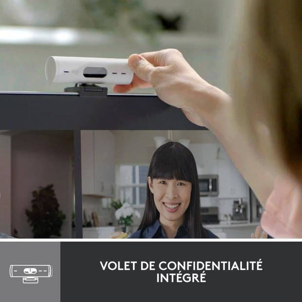 Logitech - Brio 500 HD Webcam met Auto - White Expo