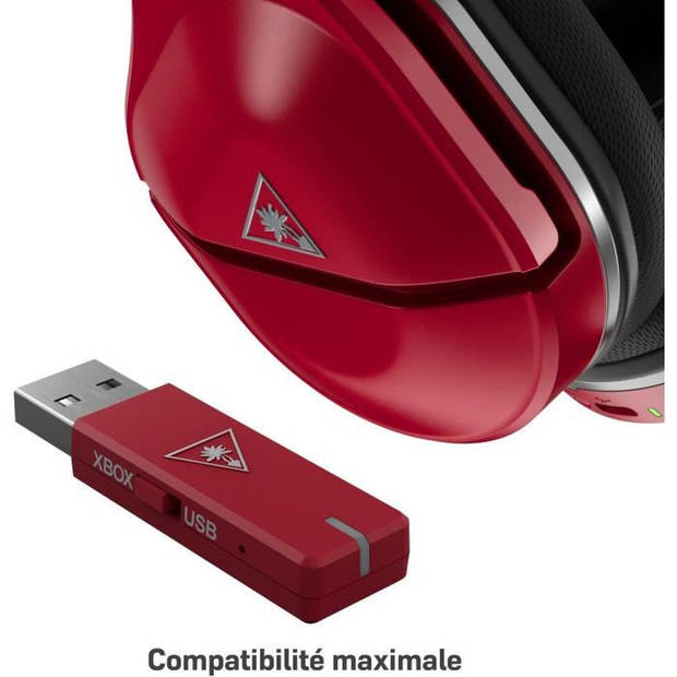 Gaming Headset - TURTLE BEACH - Stealth 600 Max - 2e generatie - Middernachtrood - Rood - Multiplatform (TBS-2368-02)