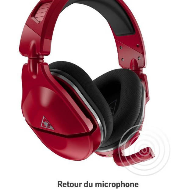 Gaming Headset - TURTLE BEACH - Stealth 600 Max - 2e generatie - Middernachtrood - Rood - Multiplatform (TBS-2368-02)