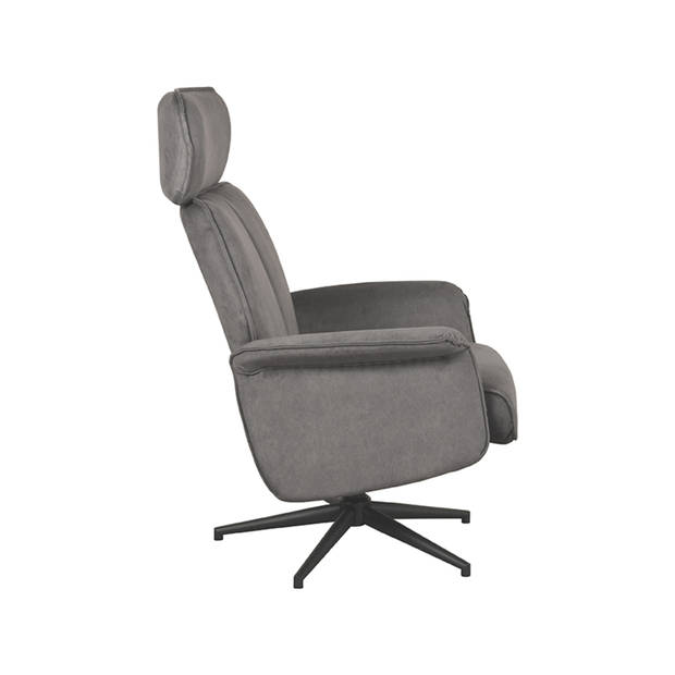 LABEL51 Fauteuil Verdal - Antraciet - Cosmo - 79x77x109 cm