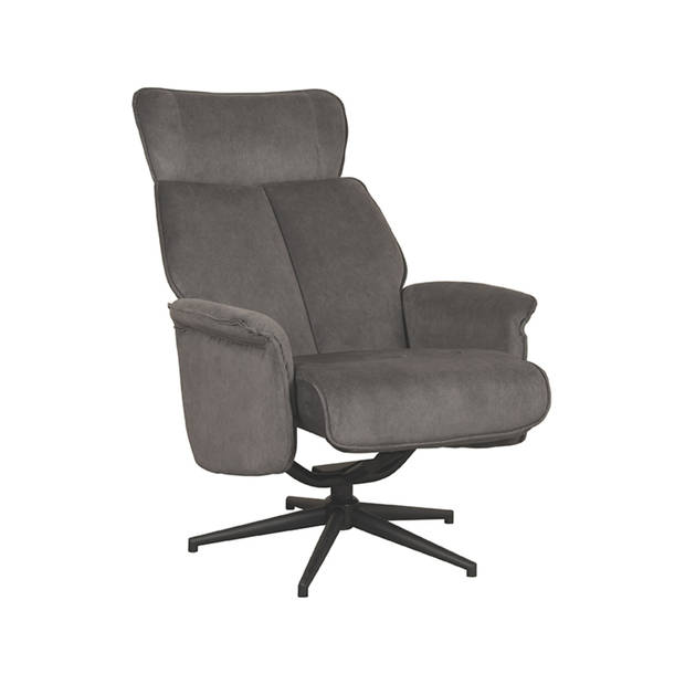 LABEL51 Fauteuil Verdal - Antraciet - Cosmo - 79x77x109 cm