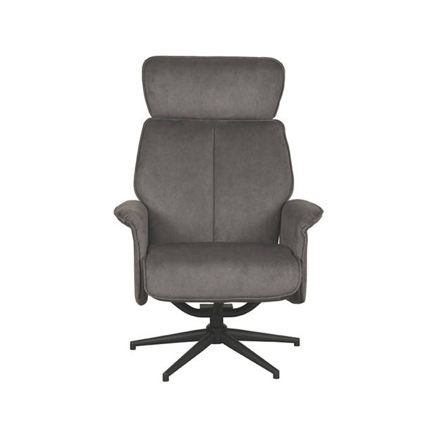 LABEL51 Fauteuil Verdal - Antraciet - Cosmo - 79x77x109 cm