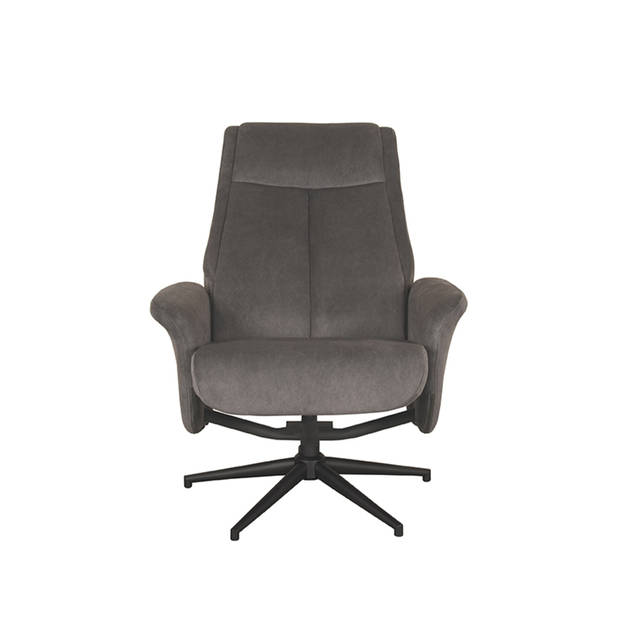 LABEL51 Fauteuil Bergen - Antraciet - Cosmo - 76x77x105 cm