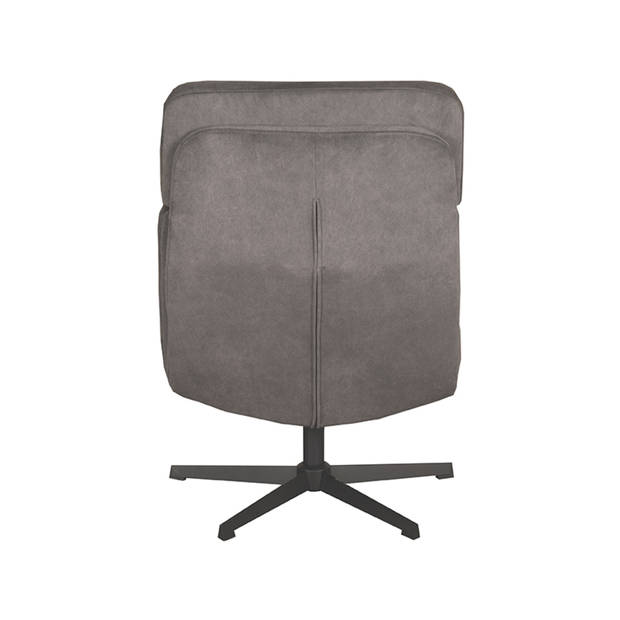 LABEL51 Fauteuil Alvar - Antraciet - Cosmo - 57x53x83 cm