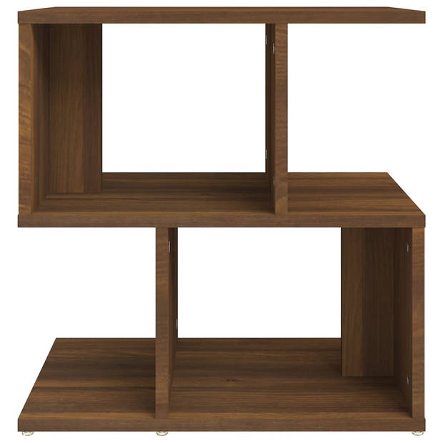 vidaXL Nachtkastjes 2 st 50x30x51,5 cm bewerkt hout bruin eikenkleur