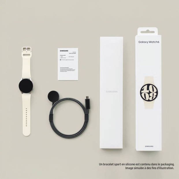 SAMSUNG Galaxy Watch6 40 mm crème Bluetooth