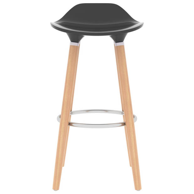 vidaXL Barstoelen 2 st grijs