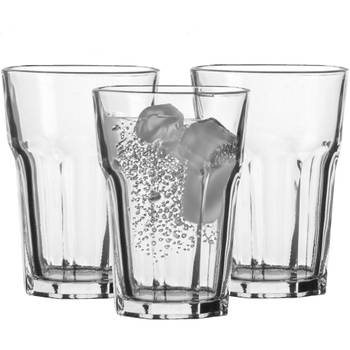 Urban Living Waterglazen Vegas - transparant glas - 6x stuks - 350 ml - Drinkglazen