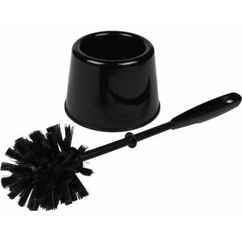 Benson Wc Borstel - met houder - zwart - kunststof - toiletborstel - Toiletborstels