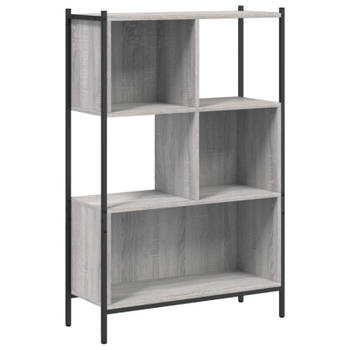 vidaXL Boekenkast 72x28x109 cm bewerkt hout grijs sonoma eikenkleurig