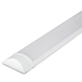 V-TAC VT-8-10 Witte LED TL-beslag - Prismatisch - Samsung - IP20 - 10W - 1000 Lumen - 3000K - 5 Jaar - 30CM - Modelnr: