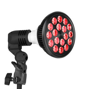 Red Light Therapy Bulb 54W with Stand