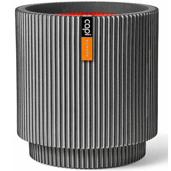 Capi Europe - Vaas cylinder groove nl antraciet I