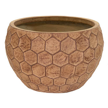 MCollections - Yara Bowl Low Sand D31H20 cm bloempot