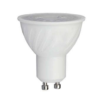 V-TAC VT-247 LED Spots - GU10 Lens 110° - Samsung - IP20 - 6 Watt - 445 Lumen - 6500K - 5 Jaar