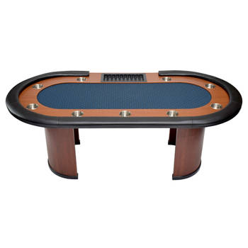 North Pokertafel Nevada 10 Personen Blauw