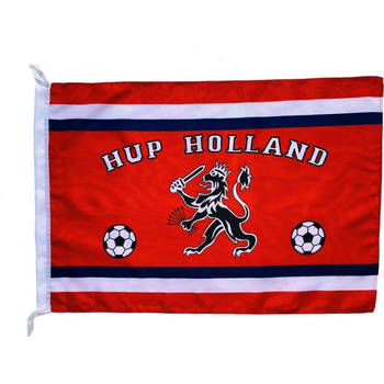 Holland vlag met Leeuw - Koningsdag vlag - Koningsdag accessoires - 150 x 100 cm - EK accessoires - EK voetbal