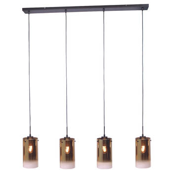 Jalama hanglamp glas goud 4L 120 cm