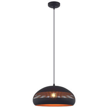 Janelle hanglamp 1L 50 cm breed zwart