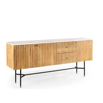 Kiera dressoir 175 cm - naturel