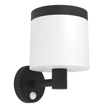 EGLO Pantete Solar Wandlamp Buiten - LED - 21 cm - Zwart/Wit