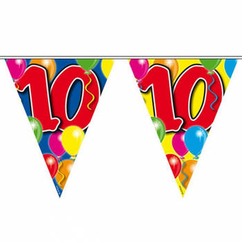 3x Vlaggenlijn 10 jaar 10 meter - Vlaggenlijnen