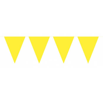 Gele vlaggenlijn groot 10 meter - Vlaggenlijnen