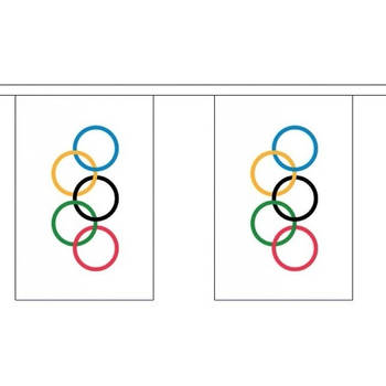 Buiten vlaggenlijn Olympische Spelen 3 meters - Vlaggenlijnen