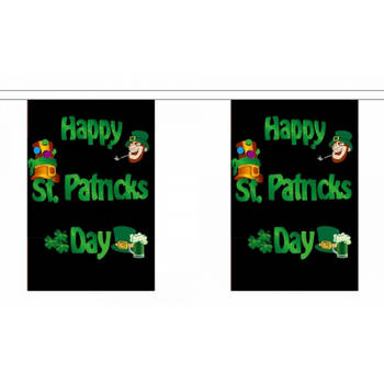Polyester vlaggenlijn met St. Patricks day - Vlaggenlijnen