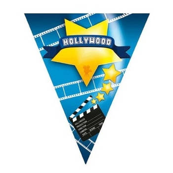 3x Hollywood thema vlaggenlijnen Hollywood - Vlaggenlijnen