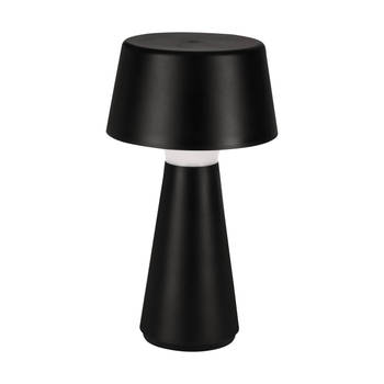 EGLO Huesa Tafellamp - Aanraakdimmer - Draadloos - 29 cm - Zwart