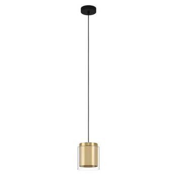 EGLO Lagunitas Hanglamp - E27 - Ø 15 cm - Zwart/Geelkoper/Goud