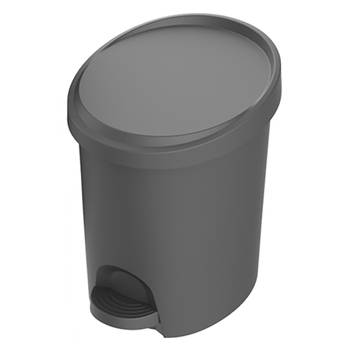 Power Tower Stepy bin pedaalemmer 6 liter met binnenemmer antraciet