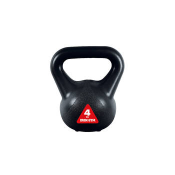 Iron Gym Kettlebell 4 kg, gewichten krachttraining fitness accessoires